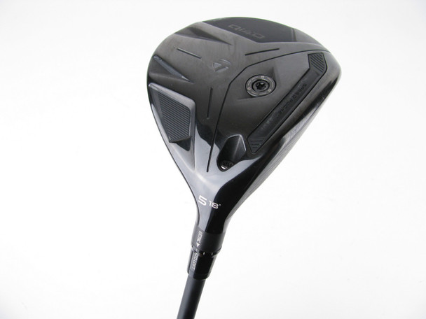 TaylorMade Qi4D Designer Series Shadowfall 5 Wood 18* REAX White 55 Regular