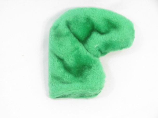 NEW Generic Plain GREEN BLADE/MALLET Fur Putter Headcover