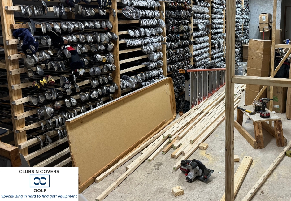 New Inventory - New Inventory Racks - Clubs n Covers Golf