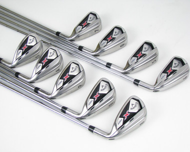 Callaway X Hot iron set 4-PW+AW+SW w/ Steel Speed Step 85 Regular