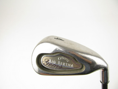 LADIES Callaway Big Bertha Gems 4 iron with Graphite Gems 65i