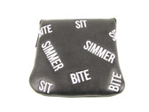 Simmer Bite Sit BLACK Mallet Putter Headcover MAGNETIC