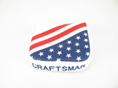 Craftsman USA Flag Stars & Stripes LARGE MALLET Putter Headcover