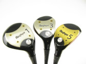 Set of 3 Macgregor Jack Nicklaus Woods #1, #3, #5