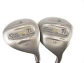 Set of 2 King Cobra Oversize Offset Fairway woods #3 wood 15*, #5 wood 18*