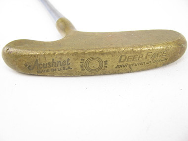 Putter Vintage Acushnet BULLS EYE SET 5 – 35 Pouces – John Reuter Jr – Manche Acier