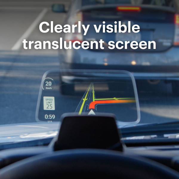 HUDWAY Drive has translucent lens