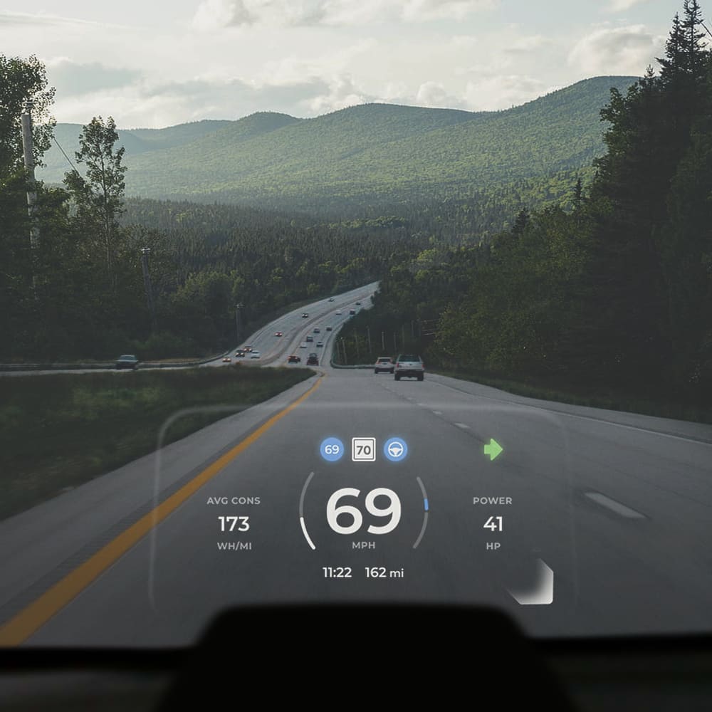 Heads-up display for Tesla Model 3 and Y – HUDWAY Drive