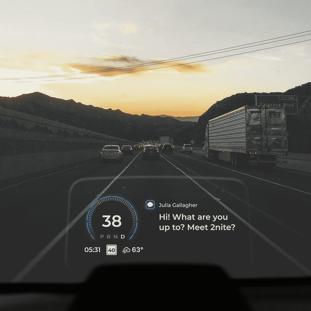 Heads-up display for Tesla Model 3 and Y – HUDWAY Drive