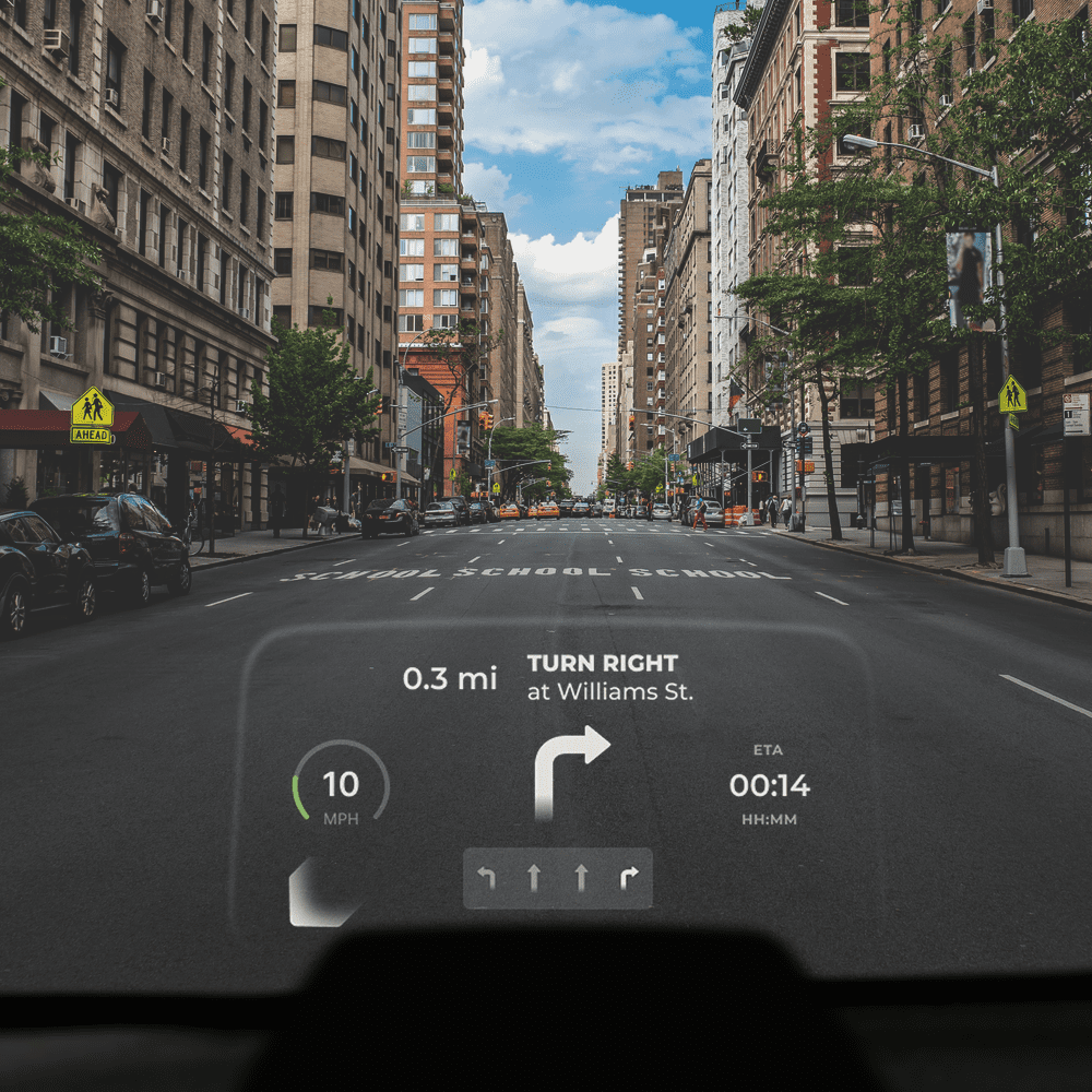 Heads-up display for Tesla Model 3 and Y – HUDWAY Drive