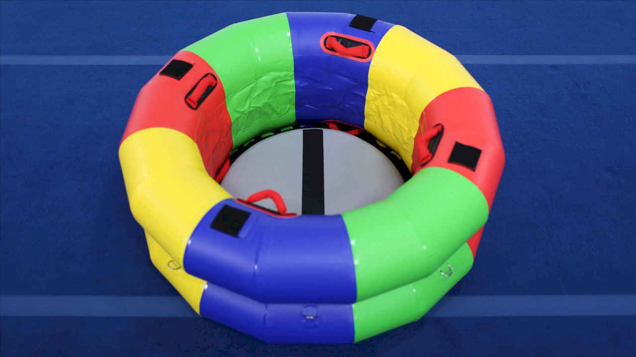 Tumbl Trak Fitness Wheel & Hot Spot Package for Gymnastics Cheer Dance Acro Kid Play and Fitness