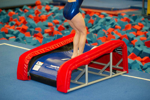Handstand Mat Tumbl Trak Open Shoulder Trainer - Padded Gymnastics Tool ...