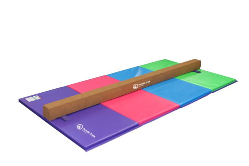 Tumbl Trak: Addie Balance Beam and Tumbling Mat Bundle for Gymnastics