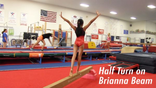 Play Video - Half Turn on Pink Brianna Beam