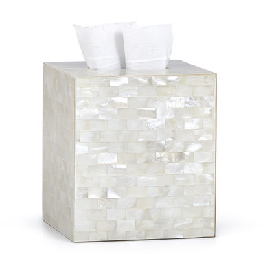 White Agate Tissue Cover