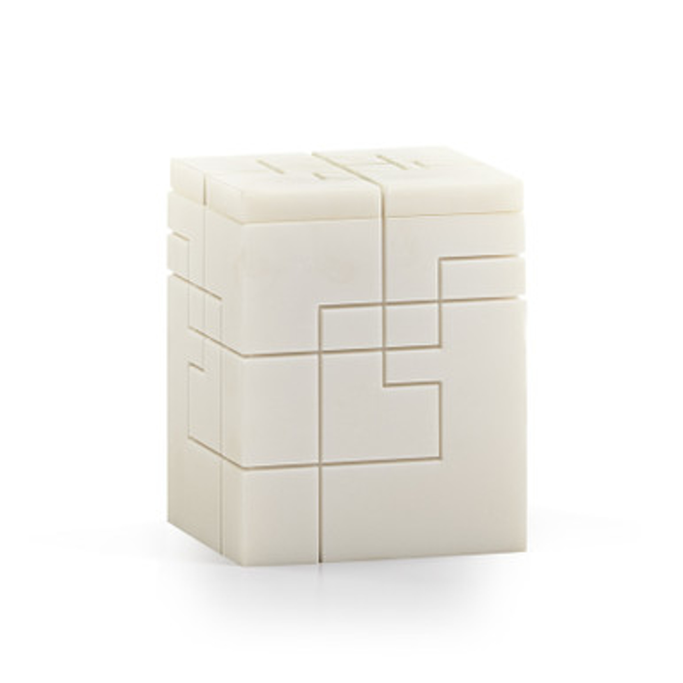 Linear White Canister
