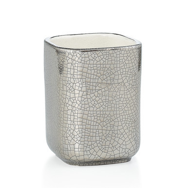 Pia Silver Brush Holder