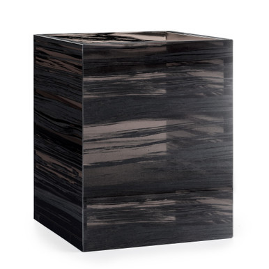 Obsidian Strata Waste Basket