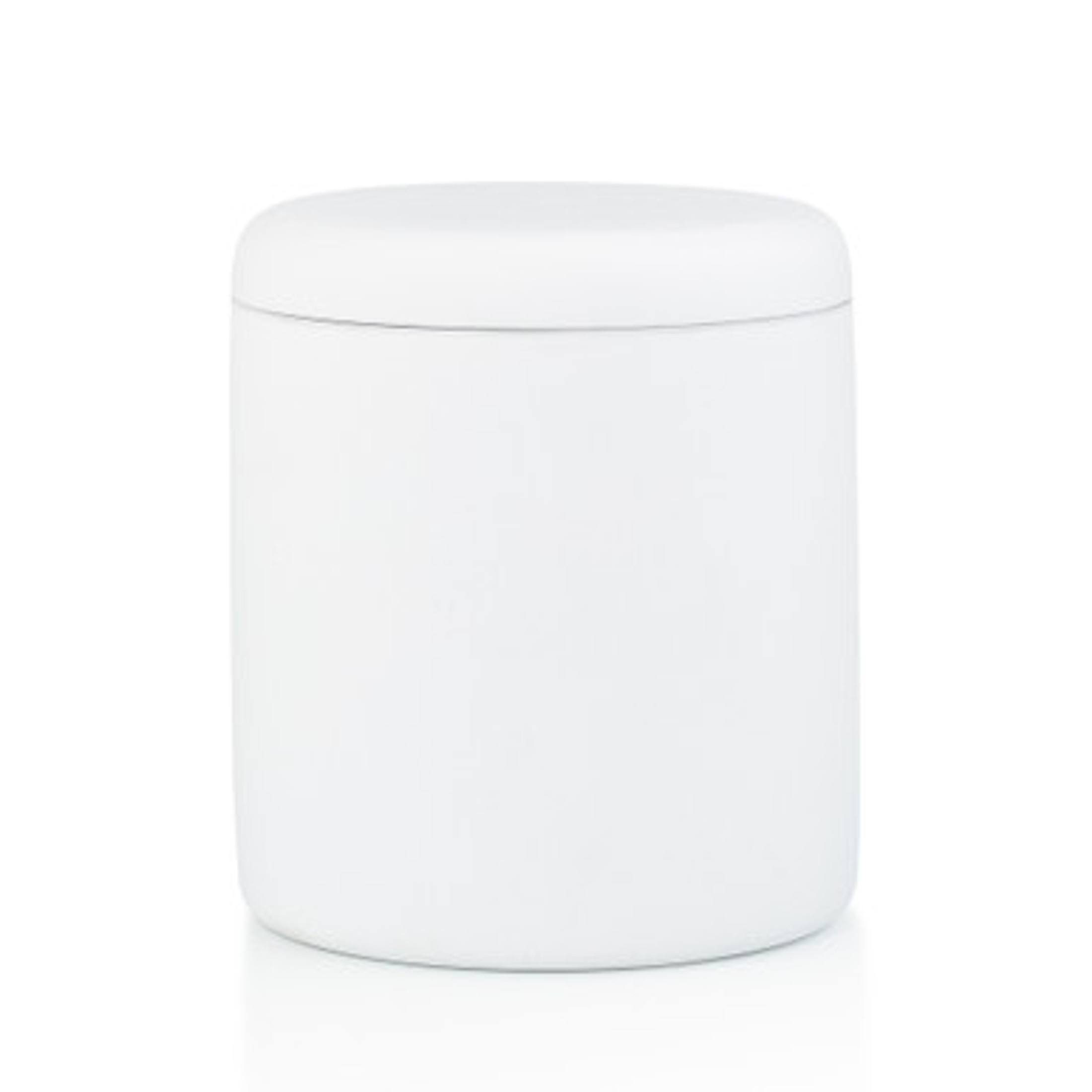 Dome White Matte Canister