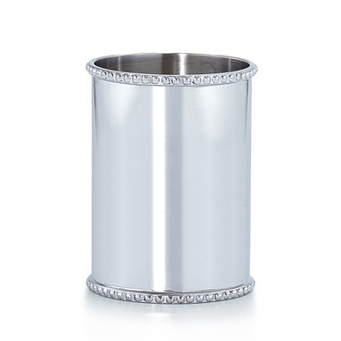 Punto Polished Chrome Brush Holder