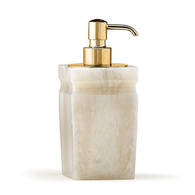 Milo Pearl Pump Dispenser - Polished Gold