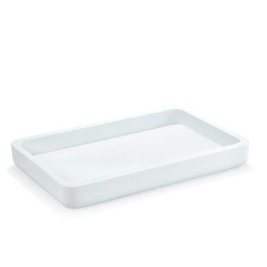 Dome White Matte Tray
