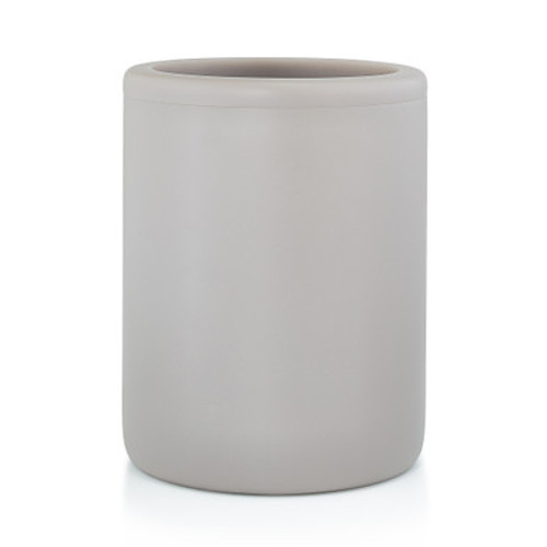 Dome Gray Matte Waste Basket