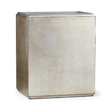 York Silver Waste Basket