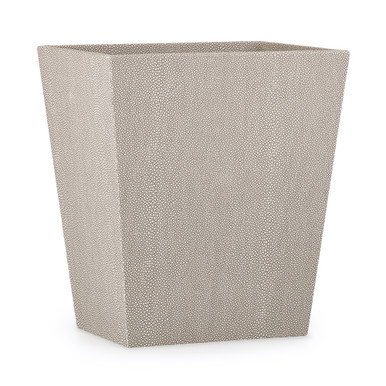 Raye Taupe Waste Basket