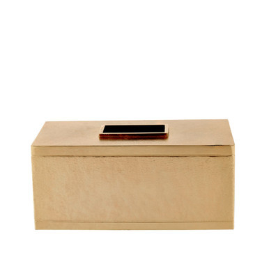 Mano Gold Tissue Cover - Rectangle
