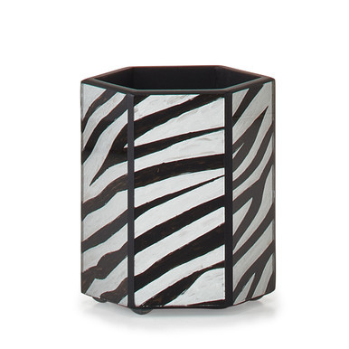 Zebra Brush Holder