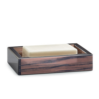 Obsidian Strata Soap Dish