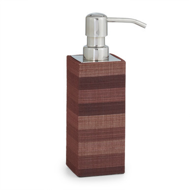 Striate Mahogany Pump Dispenser