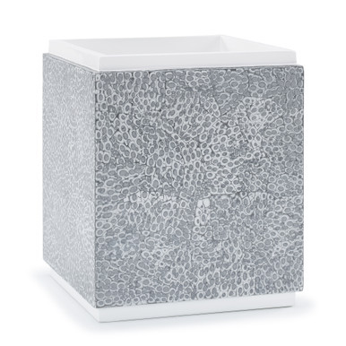 Ovate Silver Waste Basket