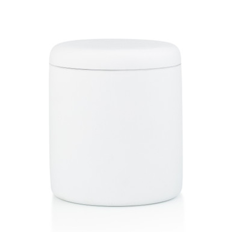 Dome White Matte Canister