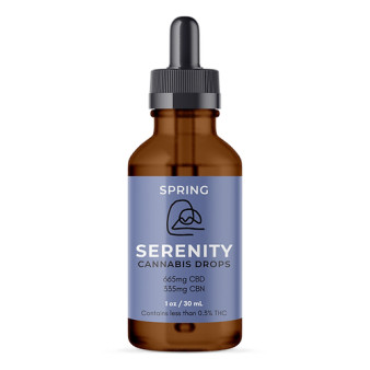 Spring- Serenity: Full Spectrum CBD Oil - 665mg CBD + 335mg CBN