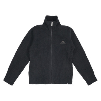 Women's - Jackets - Full Zip - Solid Black- Chenilla Lite™