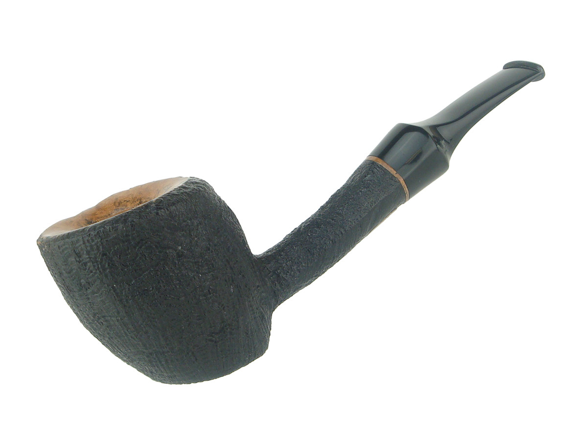 Buckeye Pipe Black Blast Dwayne - SmokersHaven.com