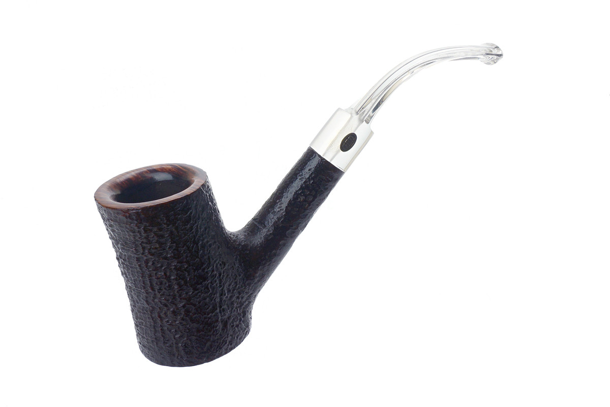 English Estate Pipe GBD Conquest Prehistoric Bent Poker 9609 