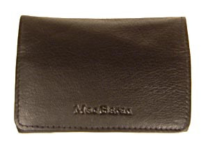 Mac Baren Tobacco Pouch Leather Magnetic Rollup Two Compartment