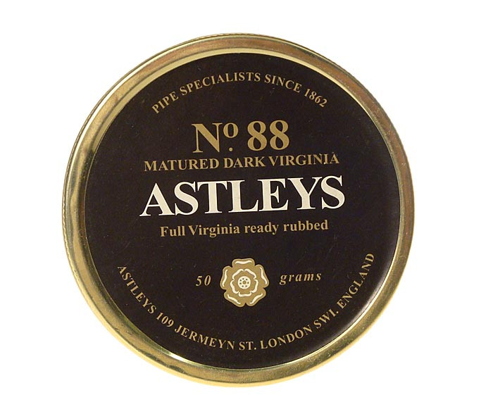 astleys pipe tobacco Astleys Pipe Tobacco No.88 Matured Dark Virginia 50 gram Tin