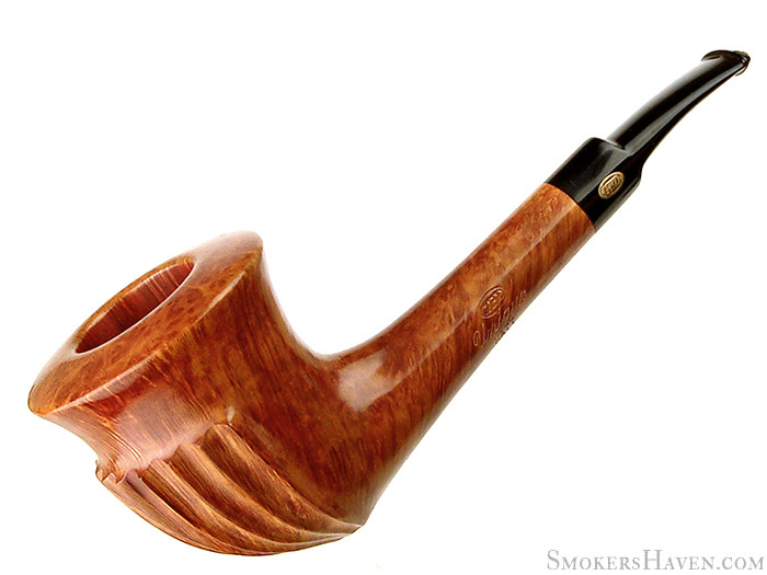 GBD Estate Pipe Unique Matt Smooth Scalloped Bell UNSMOKED