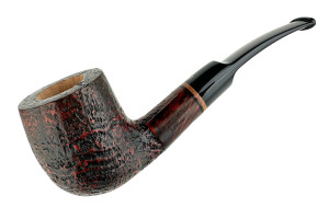 Talamona Pipe Sabbiato Blasted Bent Billiard Talamona Pipe Sabbiato Blasted Bent Billiard