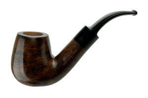 Genod Pipe Smooth Walnut Large Bent Brandy