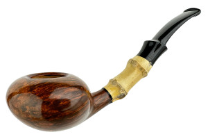 Ali Jabar Pipe Bent Bamboo Squashed Tomato N14162 Ali Jabar Pipe Bent Bamboo Squashed Tomato N14162