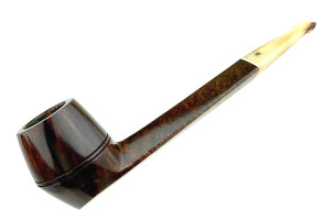 Danish Estate Pipe Kai Nielsen Jewel of Denmark D Smooth Bulldog w/ Horn Stem Unsmoked E14829