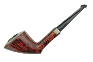 Bruno Nuttens Pipe Handmade Smooth Twiggy w/ Horn N14847