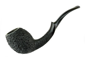 C-Pipe Pipe Bent Carved Egg 2 N14859