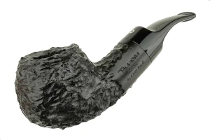 Talamona Pipe Reverse Calabash Carved Author N15151