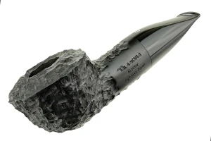 Talamona Pipe Reverse Calabash Carved Rhodesian N15162